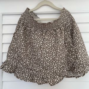 Rylee + Cru Floral Skirt